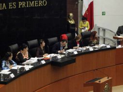 Durante la sesión de este jueves, se le dio una primera lectura al dictamen. SUN / ARCHIVO