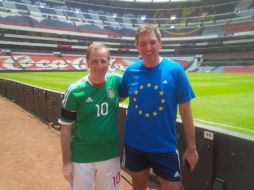 Para cerrar la actividades de la Semana de la Amistad entre México y la UE, las dependencias juegan un partido de futbol. TWITTER / @SRE_mx