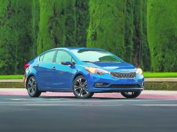 El sedán compacto Forte es parte de la agresiva estrategia de Kia para ser las ocho primeras marcas de autos en México. ESPECIAL / Kia Motors