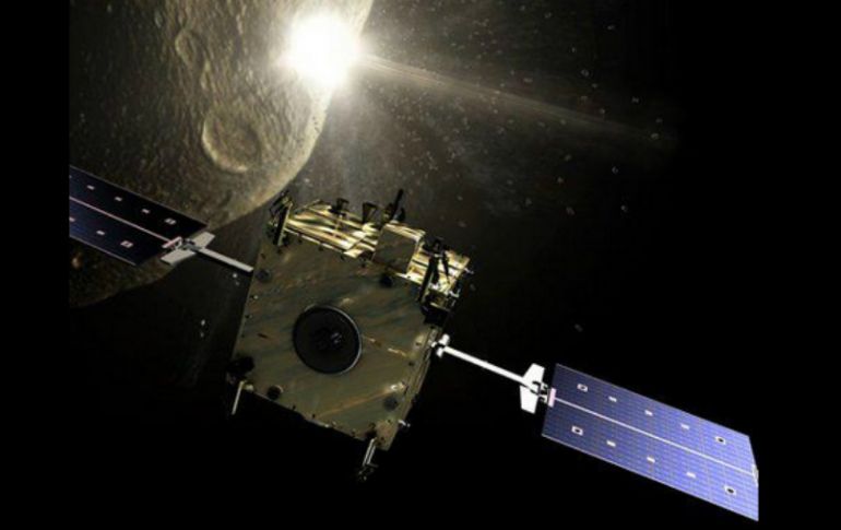 El método más factible es el accidente de circulación cósmica, en el que un vehículo desviará al asteroide al chocar contra él. TWITTER / @ESA_Tech