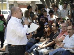 'No queremos que el presupuesto de cultura siga como el día de hoy', asegura Alfaro. TWITTER / R. Tamayo