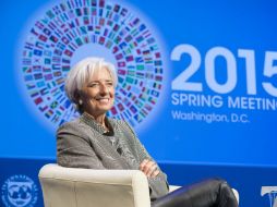 Lagarde (foto) dijo que Varoufakis, ministro de Finanzas griego, no le comunicó 'nada diferente a lo que ya sabíamos (en el FMI)'. EFE / S. Jaffe