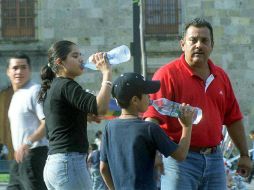 Piden que la gente tome consciencia sobre tomar agua pura y no sólo jugos y café. EL INFORMADOR / ARCHIVO