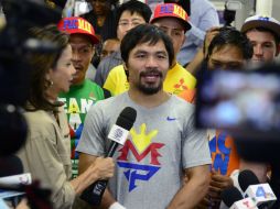 El boxeador asiático prepara ya lo que llaman 'La Pelea del Siglo'. EFE / ARCHIVO