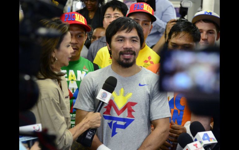 El boxeador asiático prepara ya lo que llaman 'La Pelea del Siglo'. EFE / ARCHIVO