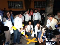 Xóchitl Gálvez promueve que se coloque una ''X'' color naranja en los lugares que consideren que deben tener un cambio. TWITTER / @PriscoMg