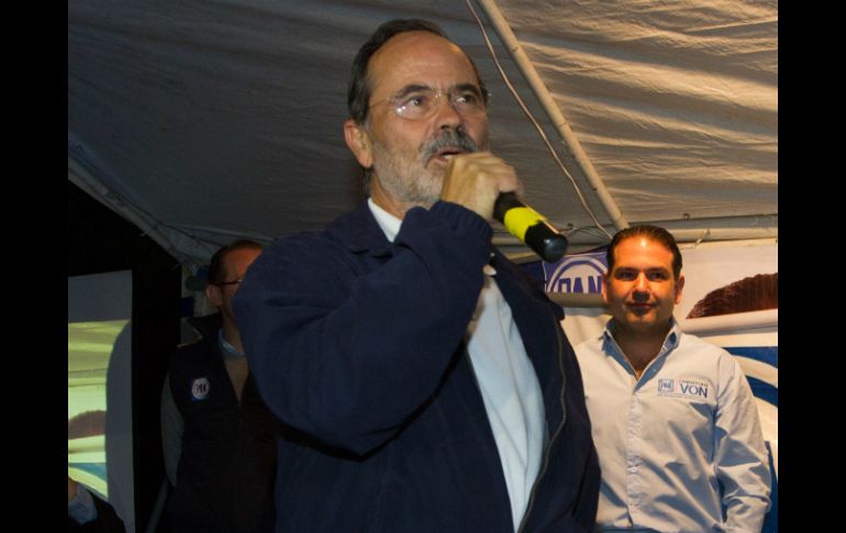 Madero participó en el primero de los siete Foros de Análisis: Las Plataformas Electorales 2015. NTX / N. Tavira