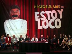 Héctor Suárez presenta una parodia política y le rinde homenaje a Jesús Martínez 'Palillo'. NTX / J. Arciga