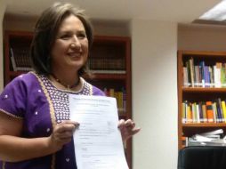 Este lunes, el TEPJF ordenó que se registrara a Gálvez como candidata a la delegación Miguel Hidalgo. TWITTER / @XochitlGalvez