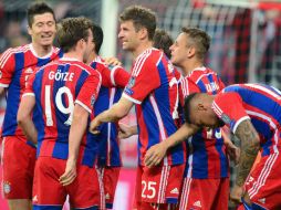 Con este resultado, el Bayern pasa a la seminifinal de la Champions. AFP / J. MacDougall