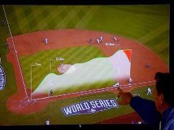 Bob Bowman, el presidente de Negocios y Prensa de la MLB explicó la nueva tecnología que aplicarán en las transmisiones de la MLB. AP / S. Wenig