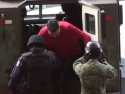 'El Chuyín' fue detenido el 17 de abril por elementos de la Policía Federal. YOUTUBE / Procuraduría General de la República