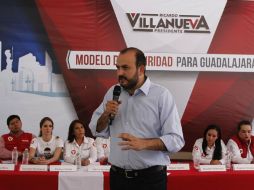 Villanueva presentó este miércoles su modelo de seguridad. EL INFORMADOR / M. Vargas