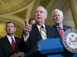 El republicano John Cornyn, principal promotor de la norma por parte de su partido. AP / E. Vucci