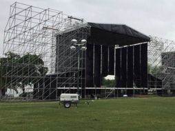 A dos días del inicio del festival, las instalaciones están listas para recibir a los miles de asistentes. TWITTER / @PalNorteOficial