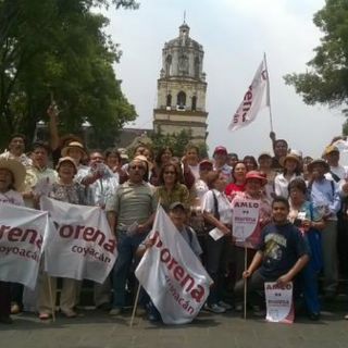 Morena se deslinda de protestas en Coyoacán
