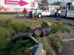 El hecho vial ocurrió alrededor a las 19:00 horas a la altura del kilómetro 2. ESPECIAL /