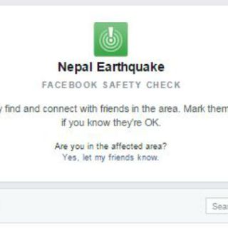 Facebook, vía de contacto para víctimas de sismo en Nepal