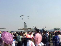 Los tripulantes se eyectaron  fuera de nave, por lo que el comandante y el copiloto del Texan-6C II salieron ilesos. SUN / Y. Xolalpa