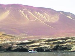 Maravilla. El enorme y misterioso Candelabro de Paracas labrado en tiempos desconocidos  entre la arena y las  rocas. EL INFORMADOR / P. Fernández
