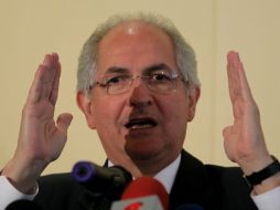 Ledezma permanerá bajo arresto domiciliario para garantizar su recuperación. EFE / ARCHIVO
