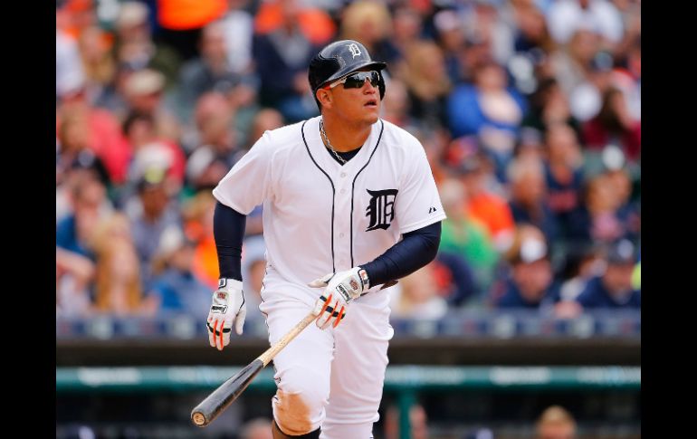 Miguel Cabrera 4-3, dos anotadas y tres impulsadas. AFP / L. Halip