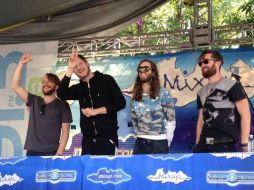 La banda se prepara para ofrecer un concierto mañana lunes en el Palacio de los Deportes. TWITTER / @MixupTeam