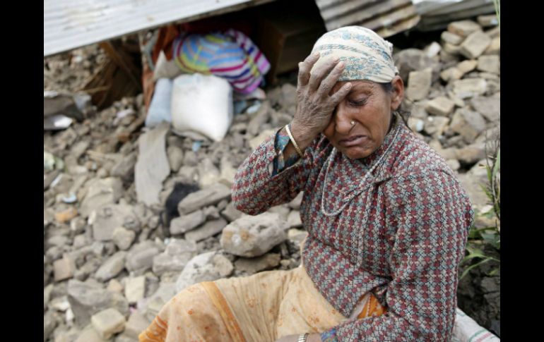 El reto principal es la atención a las villas remotas, donde decenas de heridos permanecen sin atención. EFE / N. Shrestha