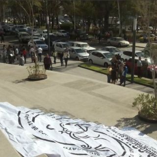 Sindicalistas se manifiestan en Ciudad Judicial