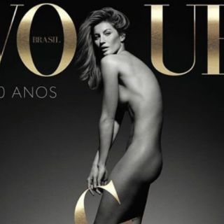 Gisele Bündchen celebra con desnudo 20 años de carrera