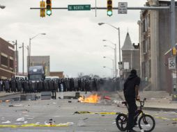 Los disturbios de este lunes son el más reciente incidente provocado por la muerte de un afroamericano a manos de un policía. AFP / D. Angerer