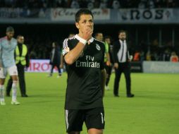 El 'Chicharito' se ha robado la atención de la prensa internacional en los últimos días, debido a sus goles recientes de la Liga. MEXSPORT /