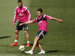 Javier Hernández ha sido el hombre clave del Madrid los últimos dos juegos. EFE / Lavandeira Jr.