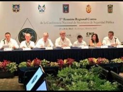 Este martes se inauguró la Primera Reunión Regional Centro de la Conferencia Nacional de Secretarios de Seguridad Pública. TWITTER / @SEGOB_mx