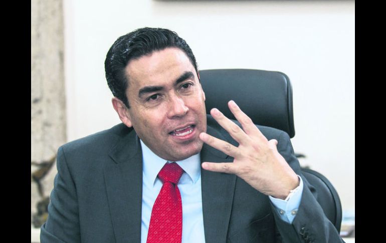 Luis Carlos Vega Pámanes. Dijo que va a respetar la suspensión que otorgó el TAE. EL INFORMADOR / A. García