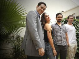 Guillermo Herrera, Carolina Ramos, Mario Iván Cervantes y Avraham González han trabajado duro para el montaje. EL INFORMADOR / M. Vargas