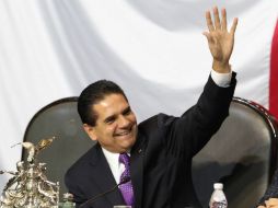 Silvano Aureoles, candidato del PRD, PT, PES y Panal. NTX / ARCHIVO