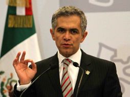 Mancera dice que la autonomía que tendrá la ciudad le permitirá al Gobierno capitalino nombrar a sus cuerpos de seguridad. NTX / ARCHIVO