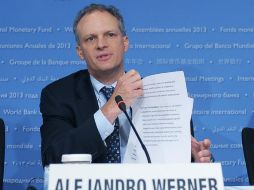 Alejandro Werner considera que la economía mexicana logrará crecer este año gracias a los beneficios de las reformas. NTX / ARCHIVO