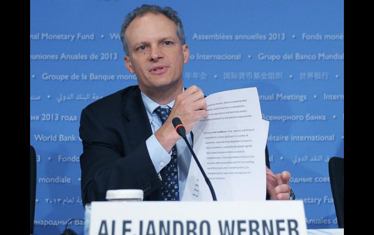 Alejandro Werner considera que la economía mexicana logrará crecer este año gracias a los beneficios de las reformas. NTX / ARCHIVO