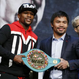 Mayweather y Pacquiao dan última conferencia