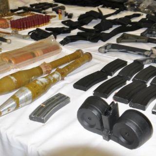 Aseguran armas en Reynosa, Tamaulipas