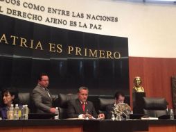 Arturo Zamora informa que senadores de la Comisión Permanente se reunirán con sus pares de la Cámara de Diputados. TWITTER / @arturozamora