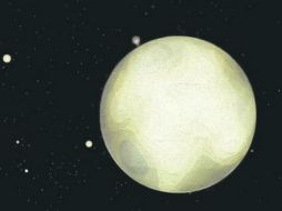 En la cámara telescópica LORRI se alcanza a apreciar un objeto celeste que parece ser hielo. ESPECIAL / ARCHIVO