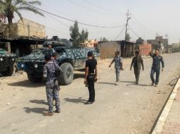 Las fuerzas de seguridad iraquíes y combatientes tribales recuperaron el control de los barrios del sur y oeste de Ramadi. AP /