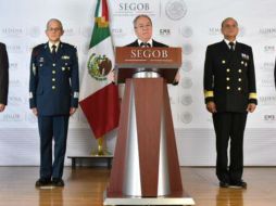 En conferencia de prensa, Monte Alejandro Rubido confirma los 39 bloqueos registrados en la región. TWITTER / @SEGOB_mx