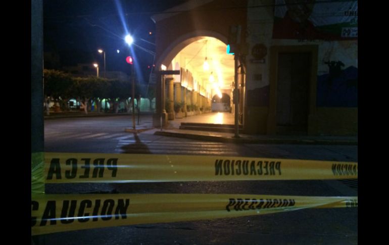 Uno de los bancos en el municipio fue bandalizado. EL INFORMADOR /