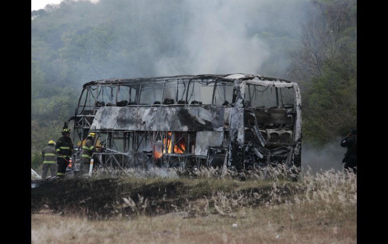 Ayer viernes se registraron 39 incendios en diversos puntos de Jalisco. AFP /