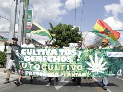 La manifestación circuló por todo avenida Vallarta hasta Chapultepec donde leyeron un pliego petitorio. EL INFORMADOR / R. Tamayo