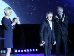 La premiación ocurre durante la inauguración de la 8va edición del festival de cine PKO Off Camera. EFE / S. Rozpedzik